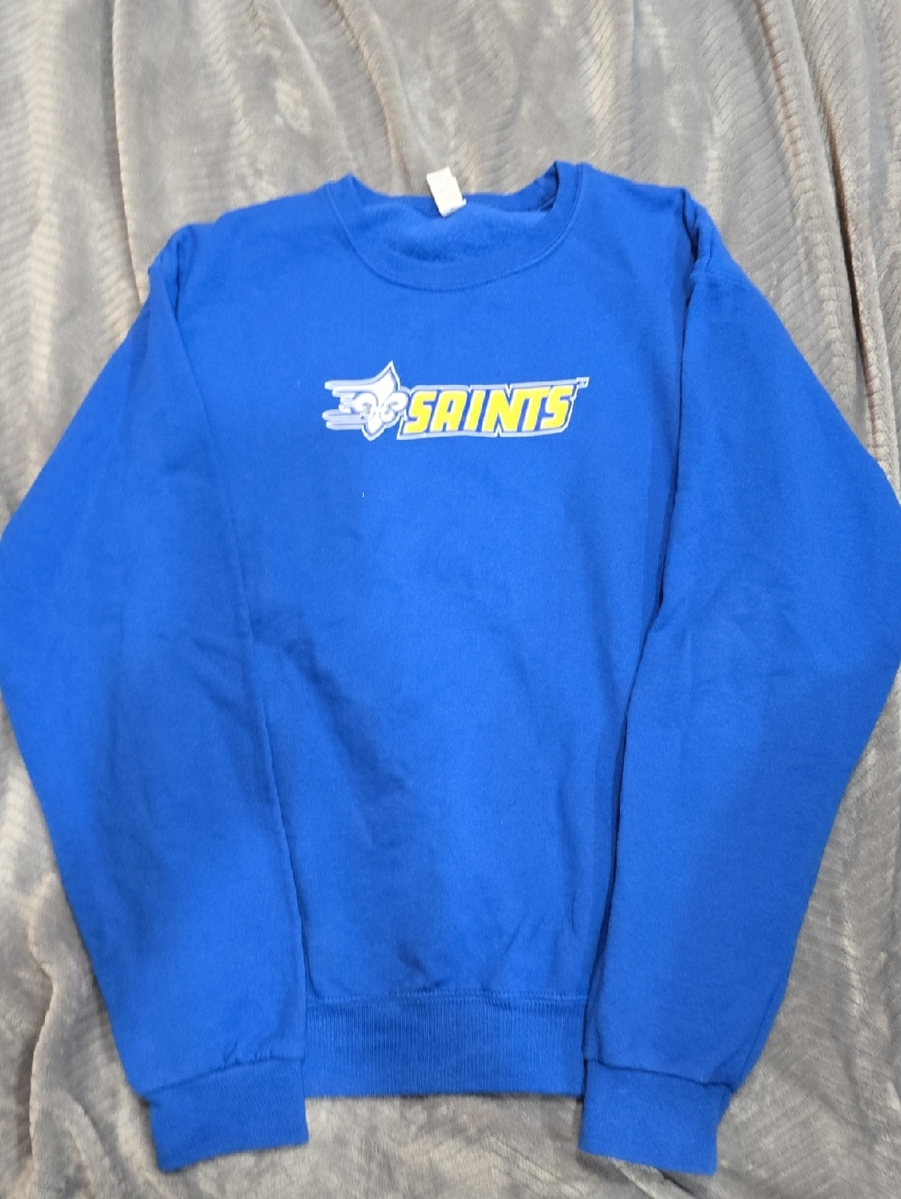 Limestone Saints Jerzees Royal Blue Crewneck Sweatshirt